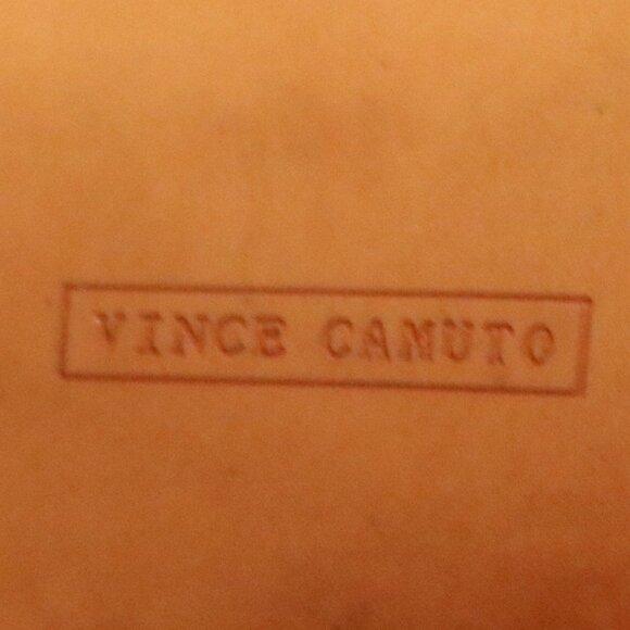 Vince Camuto Vonilesa Black Leather w Strap & Buckle Low Ankle Booties Sz 7 - Picture 6 of 6